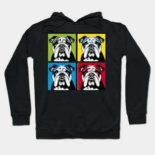 Bulldog Pop Art - Dog Lover Gifts Hoodie